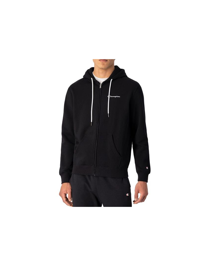 Champion Męska Bluza Hooded Full Zip Sweat 218289KK001 Czarny | Sklep Monotox