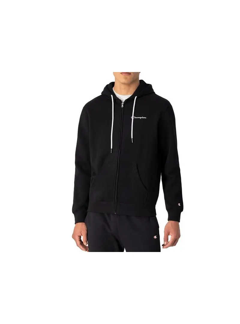 Champion Męska Bluza Hooded Full Zip Sweat 218289KK001 Czarny | Sklep Monotox