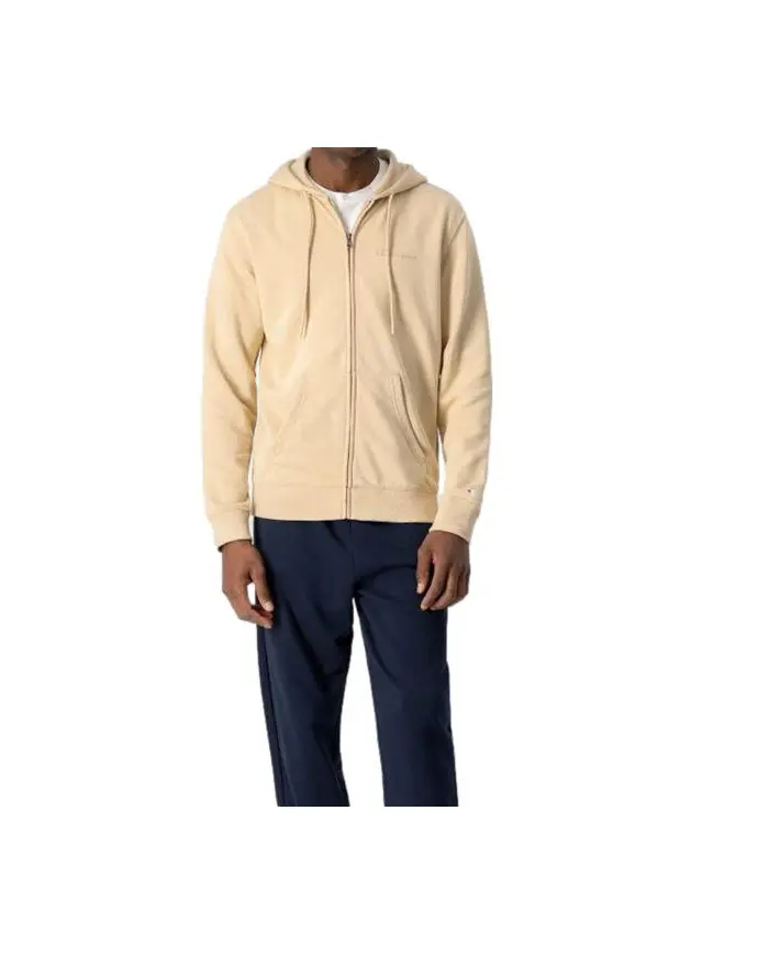 Champion Męska Bluza Hooded Full Zip Sweatshirt 218537MS073 Beżowy | Sklep Monotox