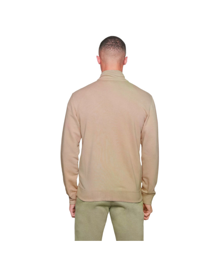 Champion Męska Bluza Full Zip Sweatshirt 218538MS073 Beżowy | Sklep Monotox