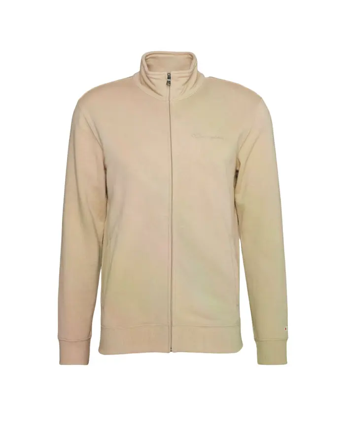 Champion Męska Bluza Full Zip Sweatshirt 218538MS073 Beżowy | Sklep Monotox