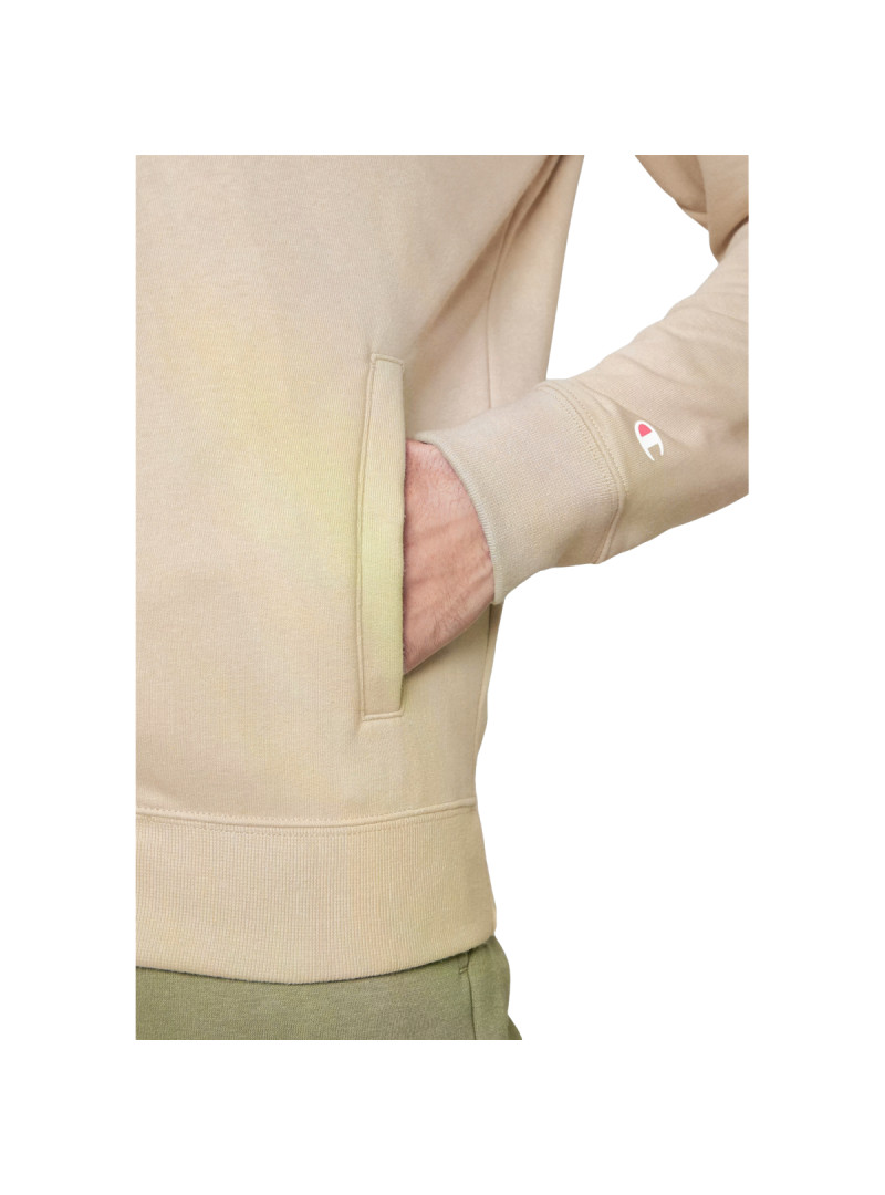 Champion Męska Bluza Full Zip Sweatshirt 218538MS073 Beżowy | Sklep Monotox