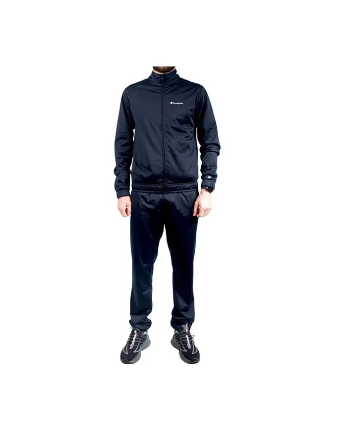 Champion Męskie Dresy Tracksuit 218714BS501 Granatowy | Sklep Monotox