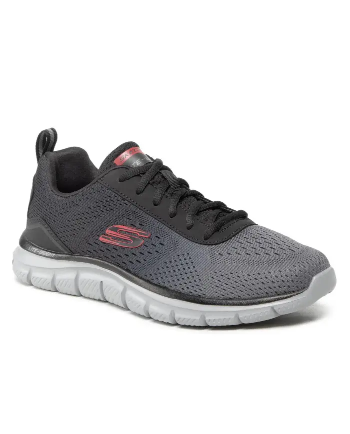 Skechers Męskie Sneakersy Track Ripkent 232399BKCC Szary | Sklep Monotox