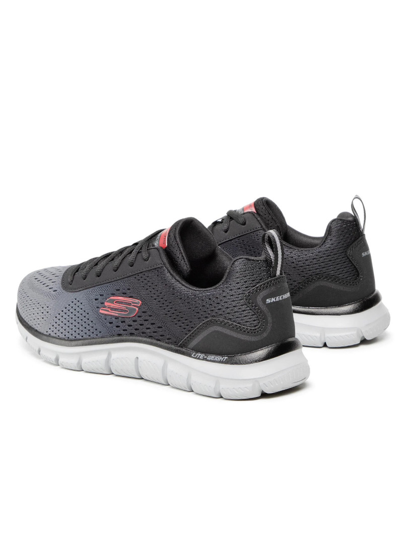 Skechers Męskie Sneakersy Track Ripkent 232399BKCC Szary | Sklep Monotox
