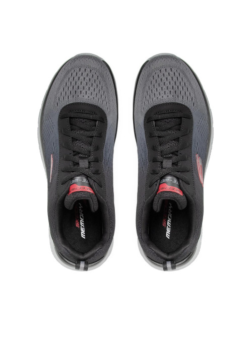 Skechers Męskie Sneakersy Track Ripkent 232399BKCC Szary | Sklep Monotox