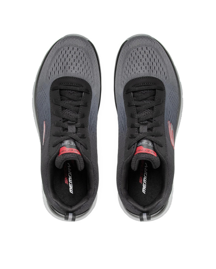 Skechers Męskie Sneakersy Track Ripkent 232399BKCC Szary | Sklep Monotox