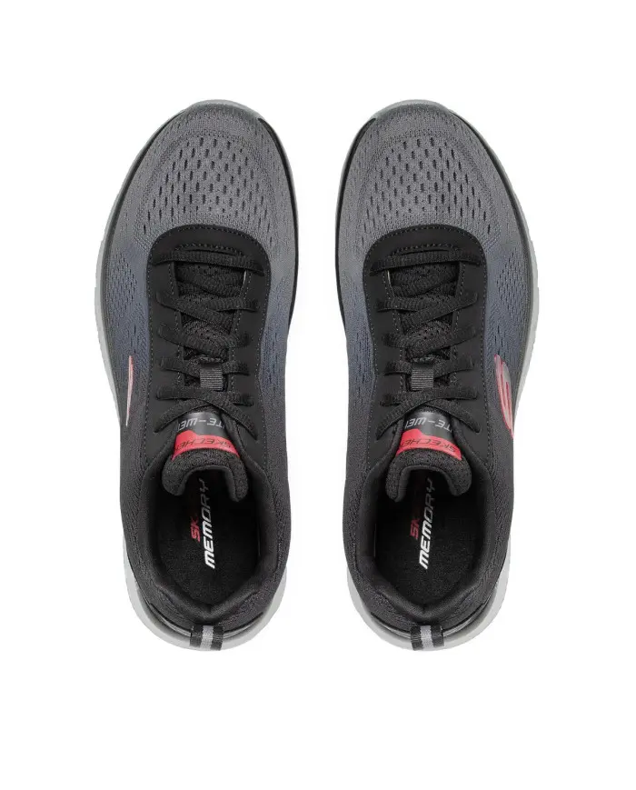 Skechers Męskie Sneakersy Track Ripkent 232399BKCC Szary | Sklep Monotox