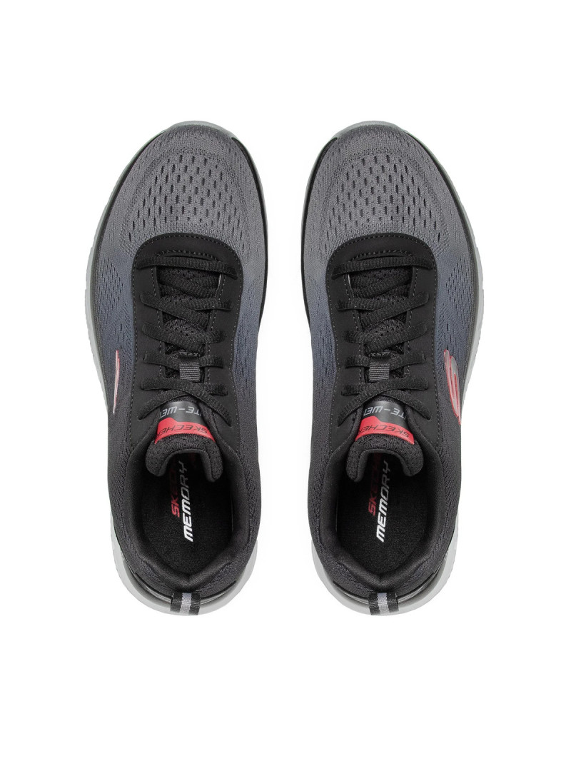 Skechers Męskie Sneakersy Track Ripkent 232399BKCC Szary | Sklep Monotox