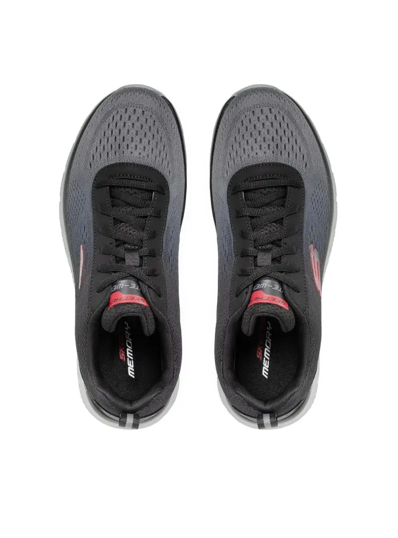 Skechers Męskie Sneakersy Track Ripkent 232399BKCC Szary | Sklep Monotox