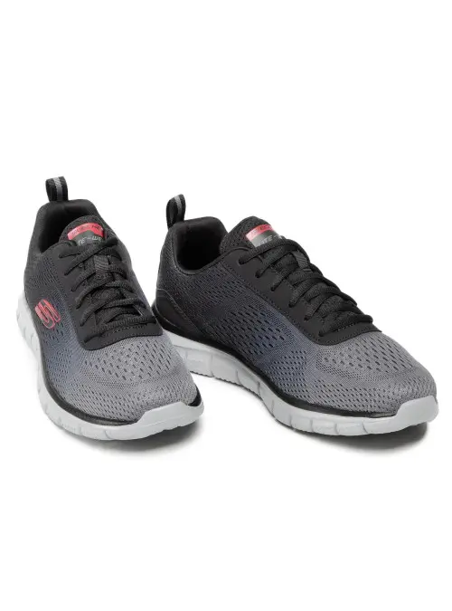 Skechers Męskie Sneakersy Track Ripkent 232399BKCC Szary | Sklep Monotox