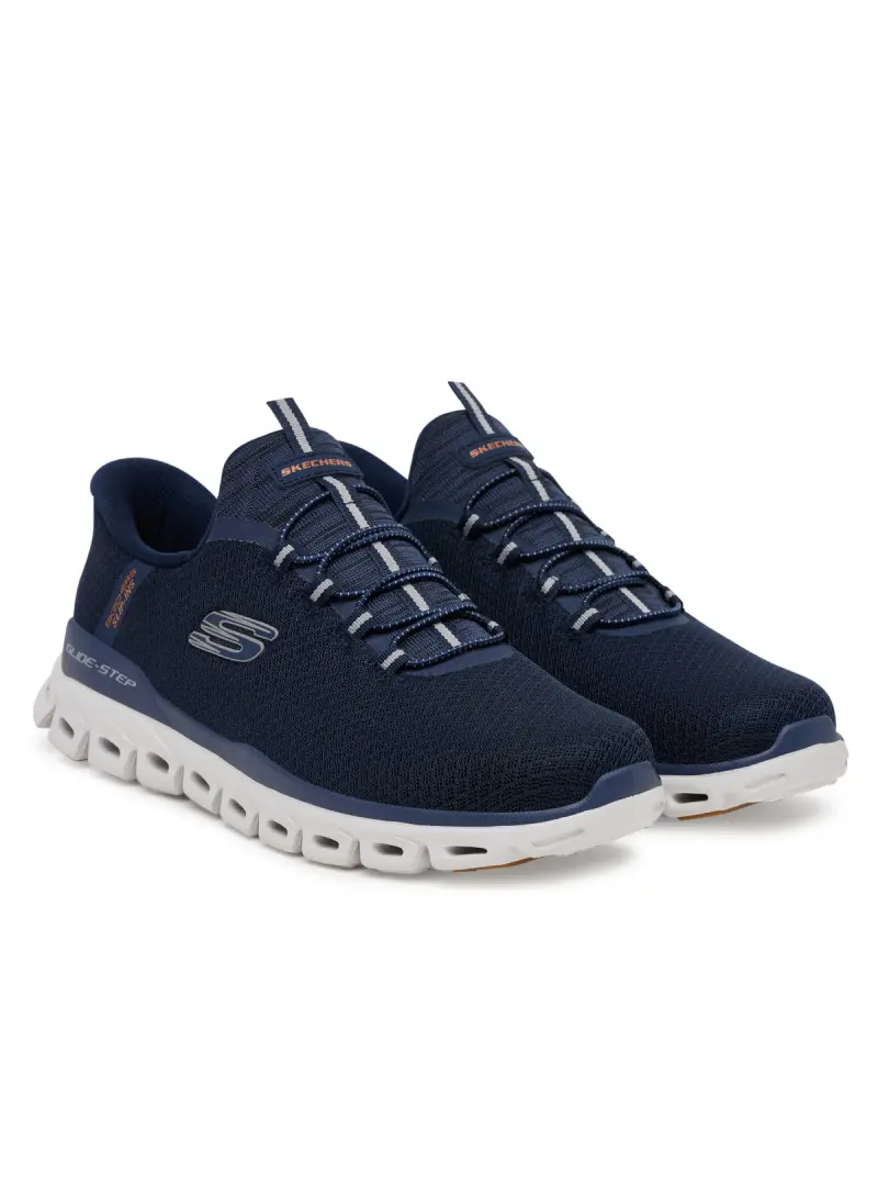 Skechers Męskie Sneakersy Glide-step Noxus 233010NVY Granatowy | Sklep Monotox