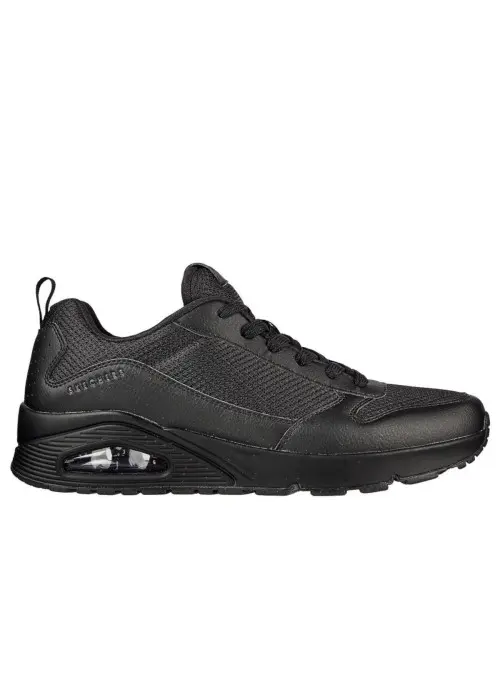 Skechers Męskie Sneakersy Uno Fastime 237016BBK Czarny | Sklep Monotox