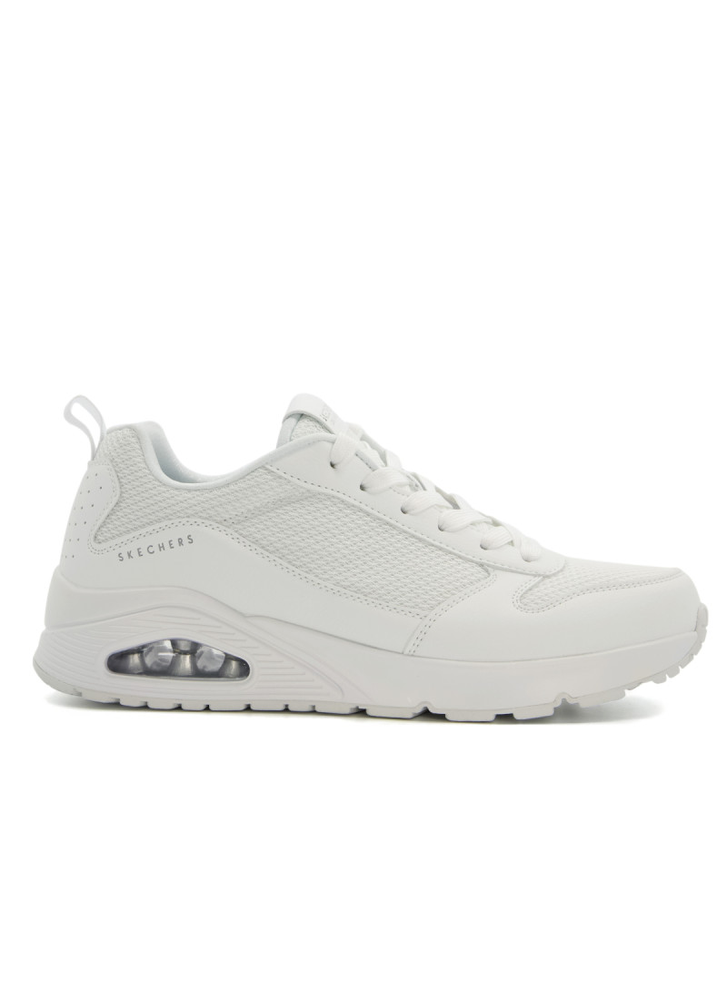 Skechers Męskie Sneakersy Uno Fastime 237016WHT Biały | Sklep Monotox