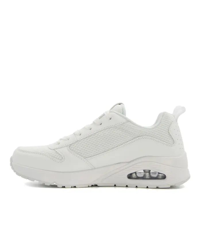 Skechers Męskie Sneakersy Uno Fastime 237016WHT Biały | Sklep Monotox