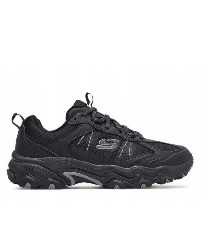 Skechers Męskie Sneakersy Stamina At Uppper Stitch 237527BBK Czarny | Sklep Monotox