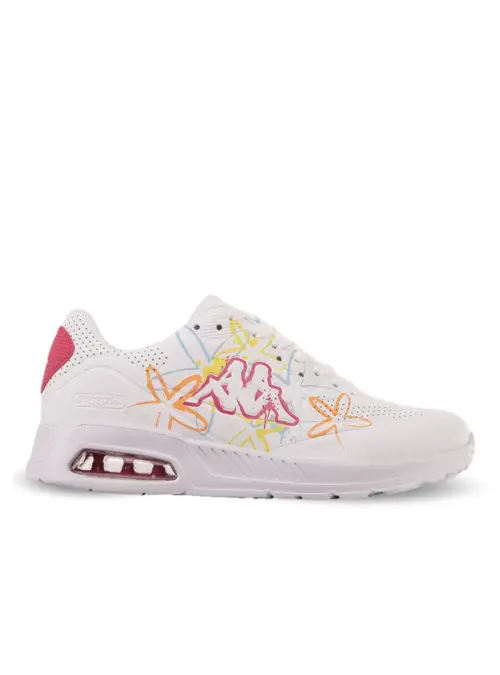 Kappa Damskie Sneakersy Harlem EMB FL 243306FL1017 White | Sklep Monotox