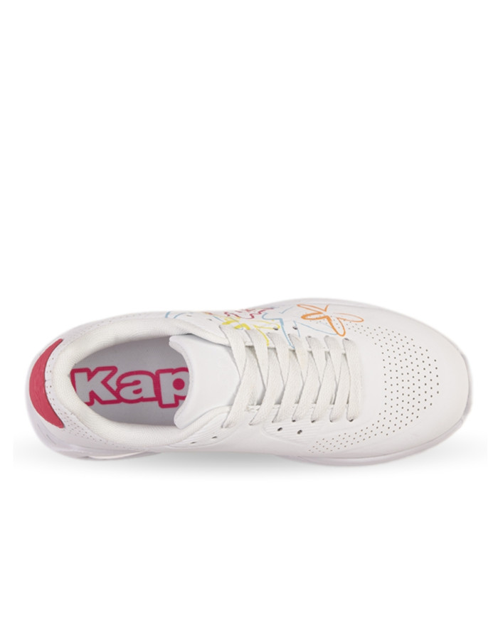 Kappa Damskie Sneakersy Harlem EMB FL 243306FL1017 White | Sklep Monotox