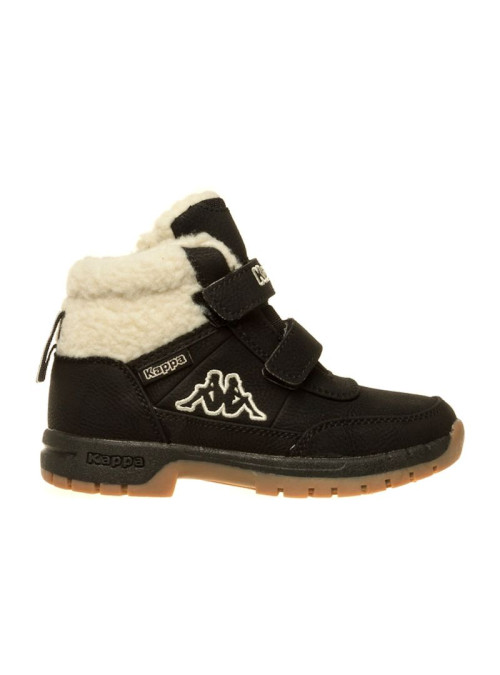 Kappa Dziecięce Buty Bright Mid Fur K 260329K1143 Czarny | Sklep Monotox