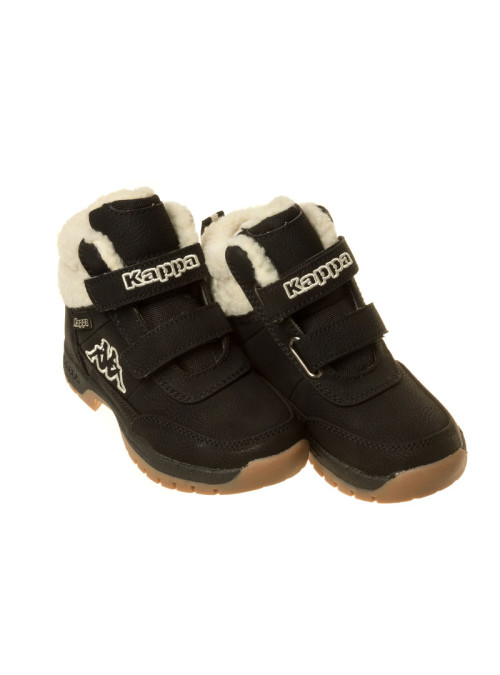Kappa Dziecięce Buty Bright Mid Fur K 260329K1143 Czarny | Sklep Monotox