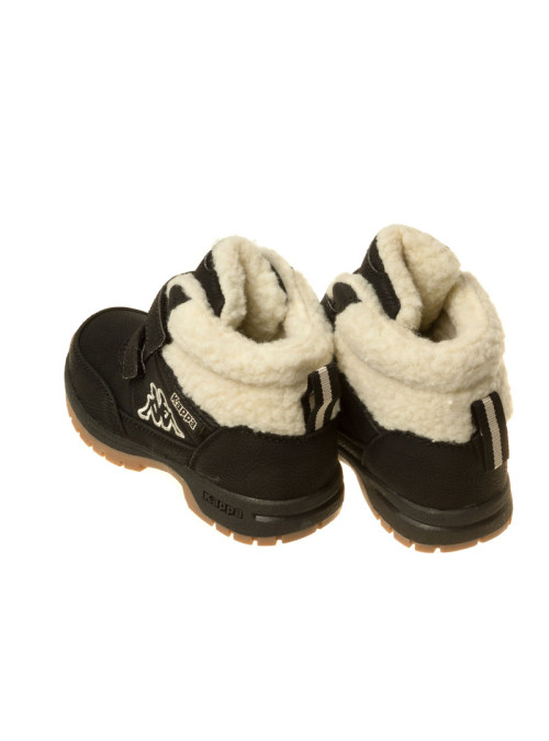 Kappa Dziecięce Buty Bright Mid Fur K 260329K1143 Czarny | Sklep Monotox
