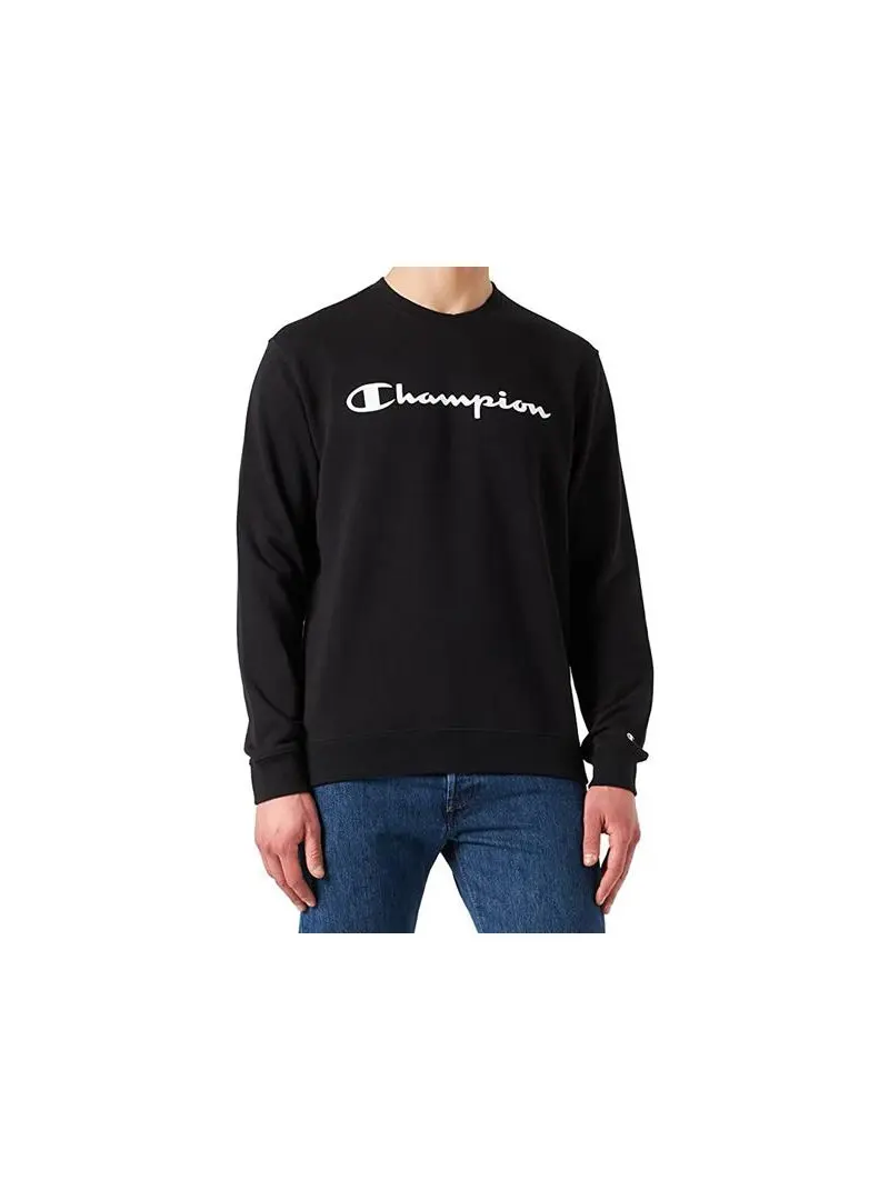 Champion Dziecięca Bluza Crewneck Sweatshirt 305360KK001 Czarny | Sklep Monotox