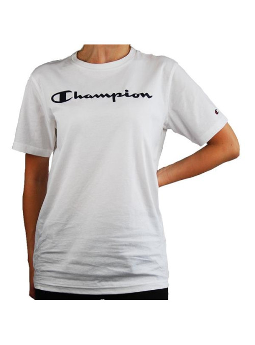 Champion Dziecięcy T-shirt Crewneck T-shirt 305365WW001 Biały | Sklep Monotox
