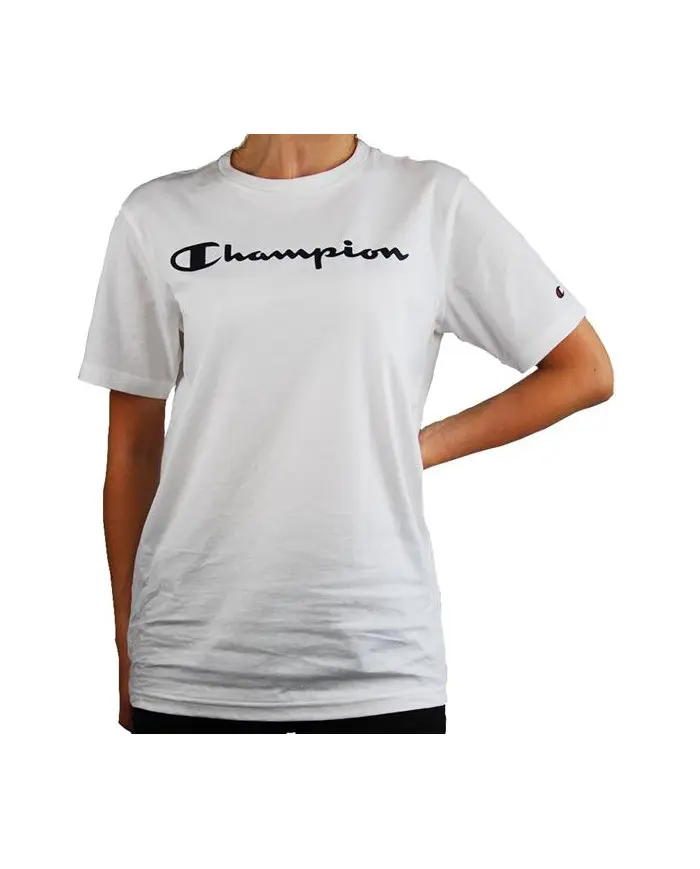 Champion Dziecięcy T-shirt Crewneck T-shirt 305365WW001 Biały | Sklep Monotox