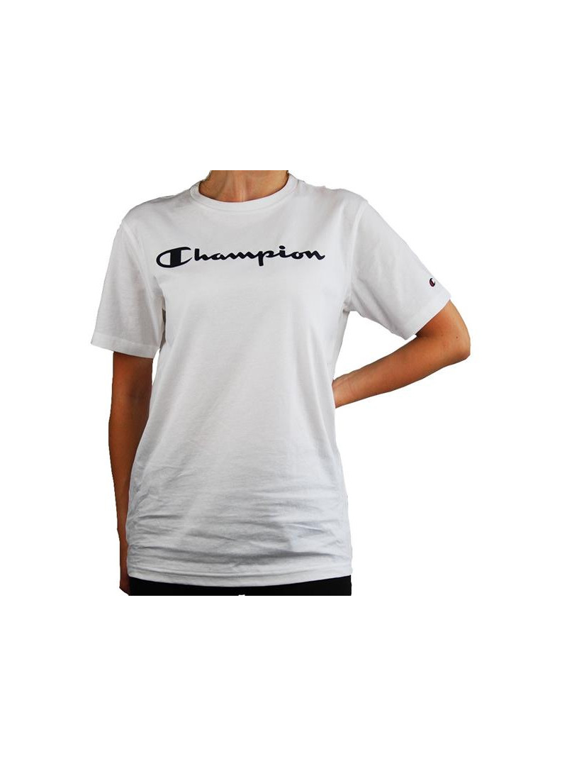 Champion Dziecięcy T-shirt Crewneck T-shirt 305365WW001 Biały | Sklep Monotox