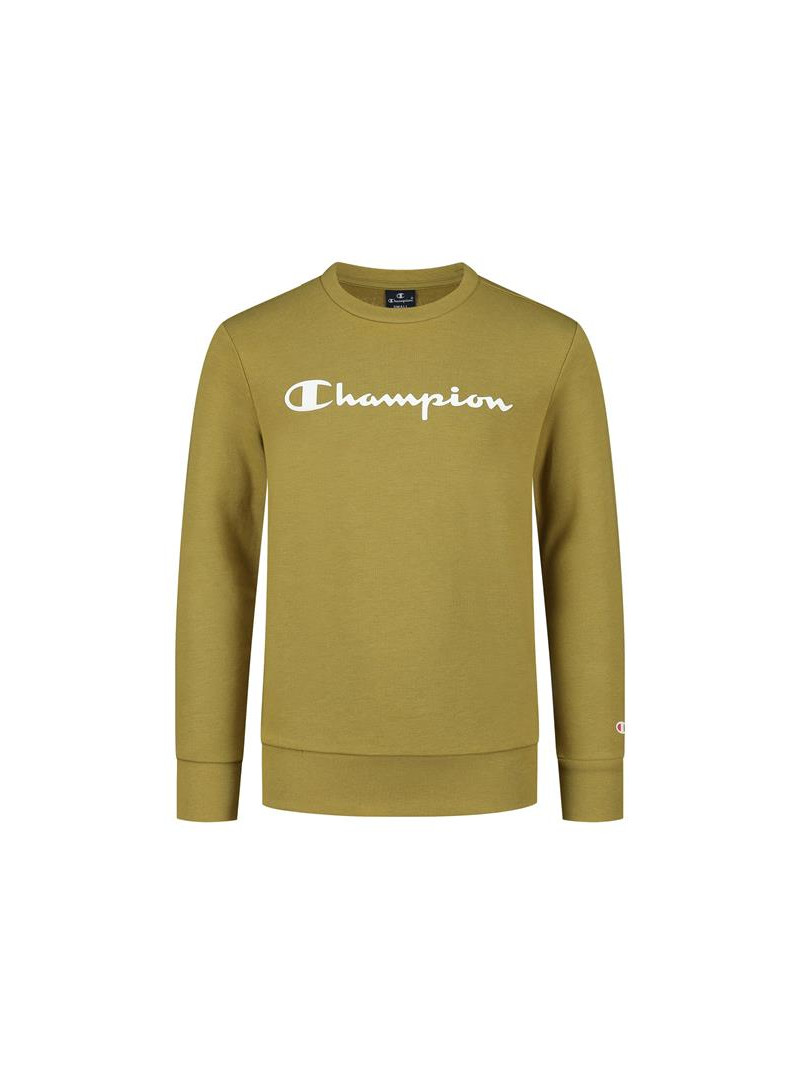 Champion Dziecięca Bluza Crewneck Sweatshirt 305905GS092 Zielony | Sklep Monotox