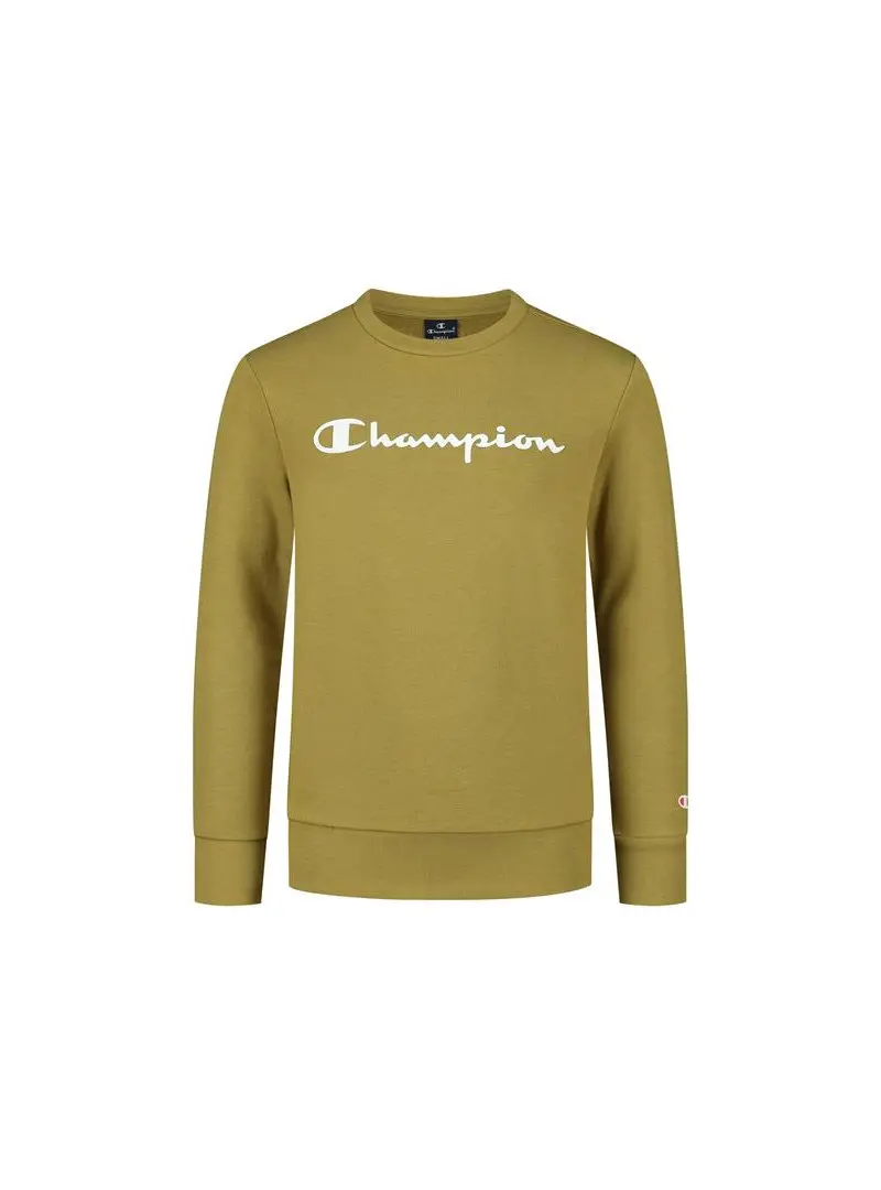 Champion Dziecięca Bluza Crewneck Sweatshirt 305905GS092 Zielony | Sklep Monotox