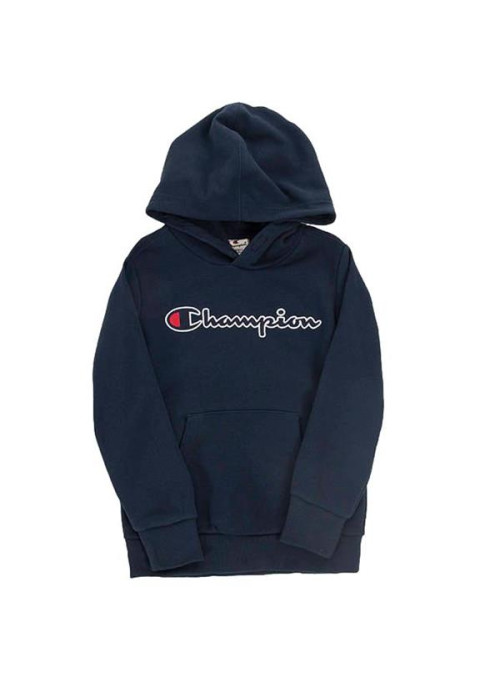 Champion Dziecięca Bluza Hooded Sweatshirt 305949BS538 Granatowy | Sklep Monotox
