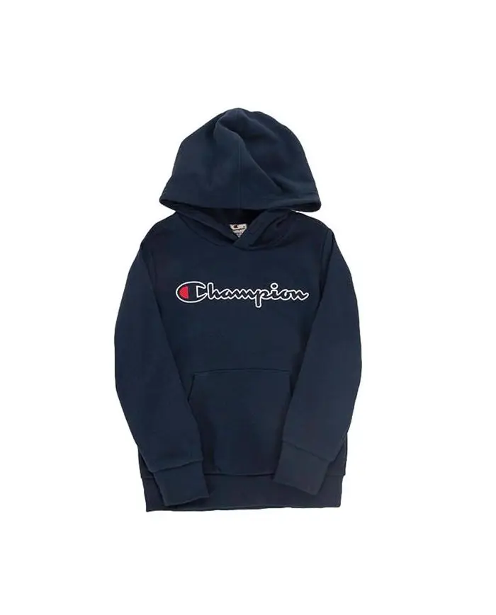 Champion Dziecięca Bluza Hooded Sweatshirt 305949BS538 Granatowy | Sklep Monotox