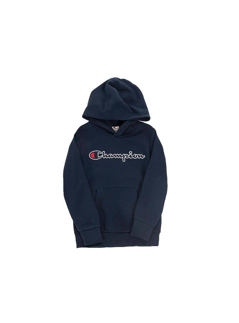 Champion Dziecięca Bluza Hooded Sweatshirt 305949BS538 Granatowy | Sklep Monotox