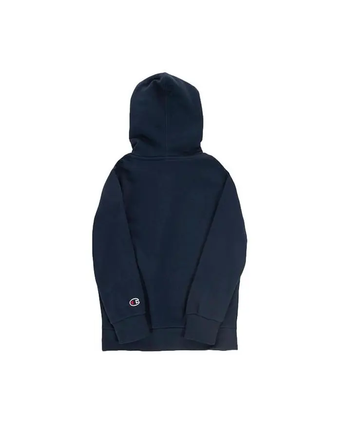 Champion Dziecięca Bluza Hooded Sweatshirt 305949BS538 Granatowy | Sklep Monotox