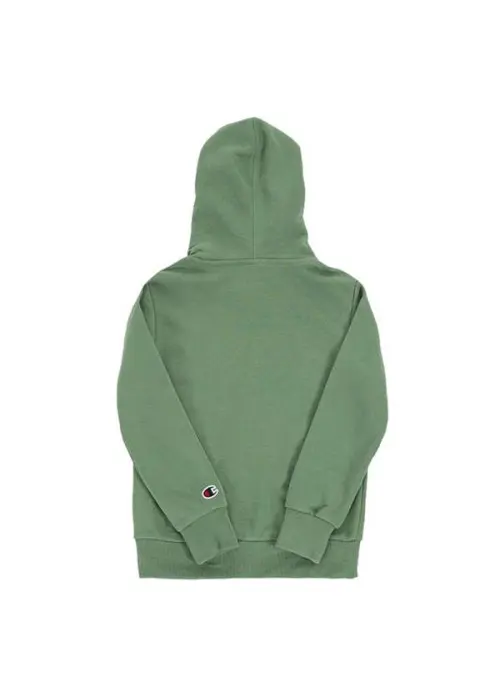 Champion Dziecięca Bluza Hooded Sweatshirt 305949GS098 Zielony | Sklep Monotox