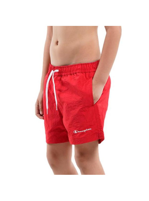 Champion Dziecięce Szorty Beachshort 306044RS046 Czerwony | Sklep Monotox
