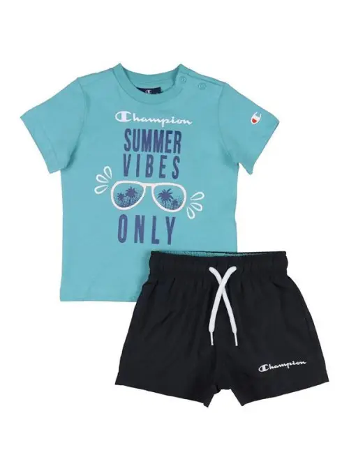 Champion Dziecięce Dresy Set 306049BS148 Niebieski | Sklep Monotox