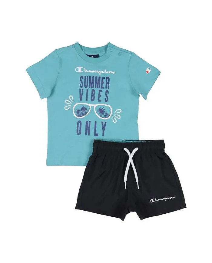 Champion Dziecięce Dresy Set 306049BS148 Niebieski | Sklep Monotox