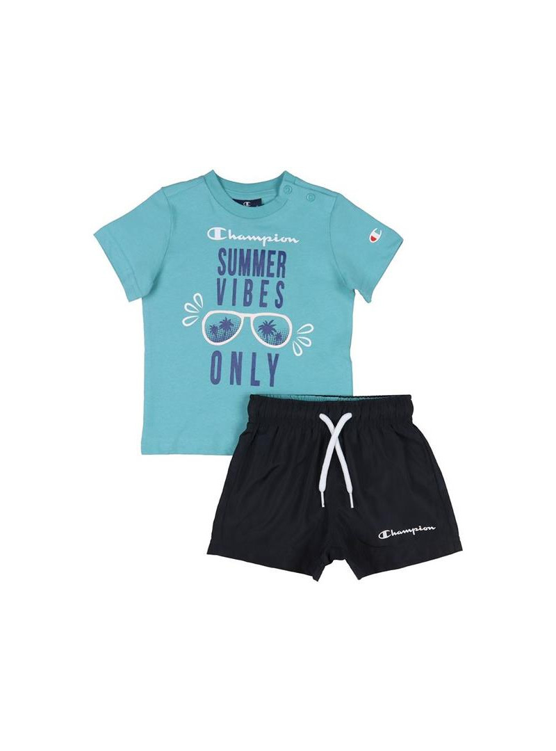 Champion Dziecięce Dresy Set 306049BS148 Niebieski | Sklep Monotox
