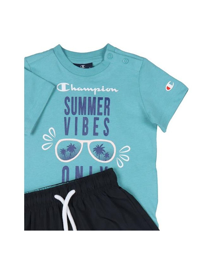 Champion Dziecięce Dresy Set 306049BS148 Niebieski | Sklep Monotox