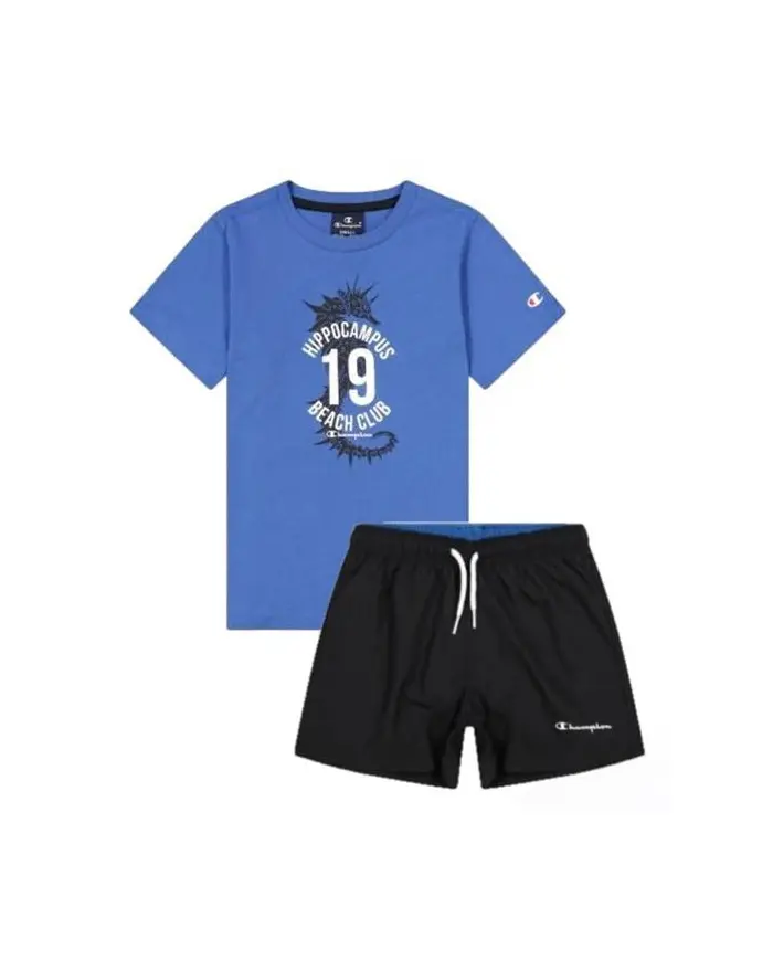 Champion Dziecięce Dresy Set 306052BS007 Niebieski | Sklep Monotox