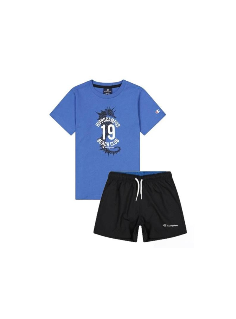 Champion Dziecięce Dresy Set 306052BS007 Niebieski | Sklep Monotox