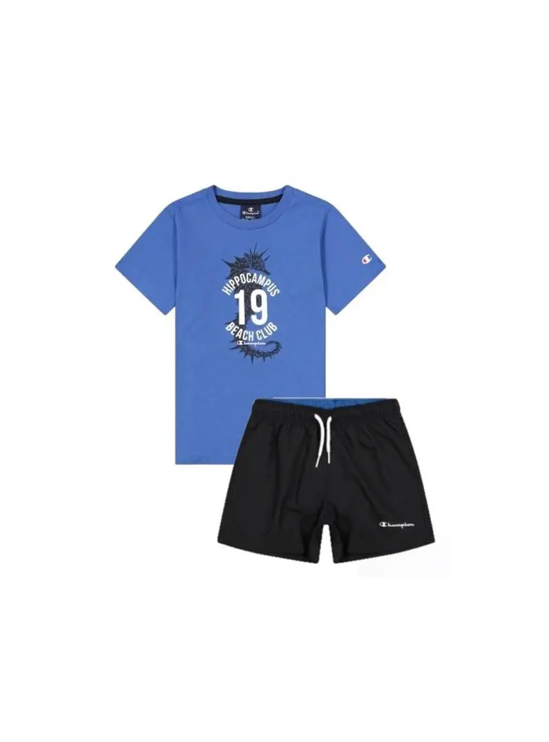 Champion Dziecięce Dresy Set 306052BS007 Niebieski | Sklep Monotox