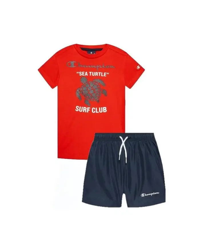 Champion Dziecięce Dresy Set 306052RS046 Czerwony | Sklep Monotox