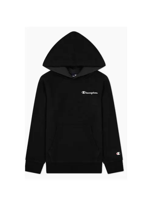 Champion Dziecięca Bluza Hooded Sweatshirt 306126KK001 Czarny | Sklep Monotox