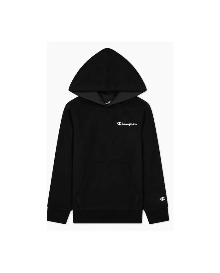 Champion Dziecięca Bluza Hooded Sweatshirt 306126KK001 Czarny | Sklep Monotox