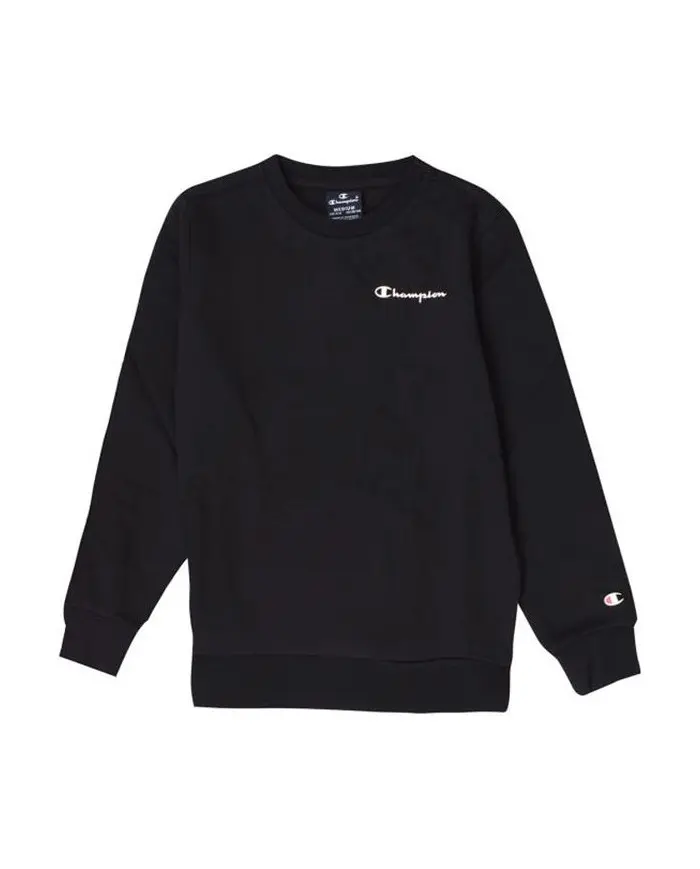 Champion Dziecięca Bluza Crewneck Sweatshirt 306127KK001 Czarny | Sklep Monotox
