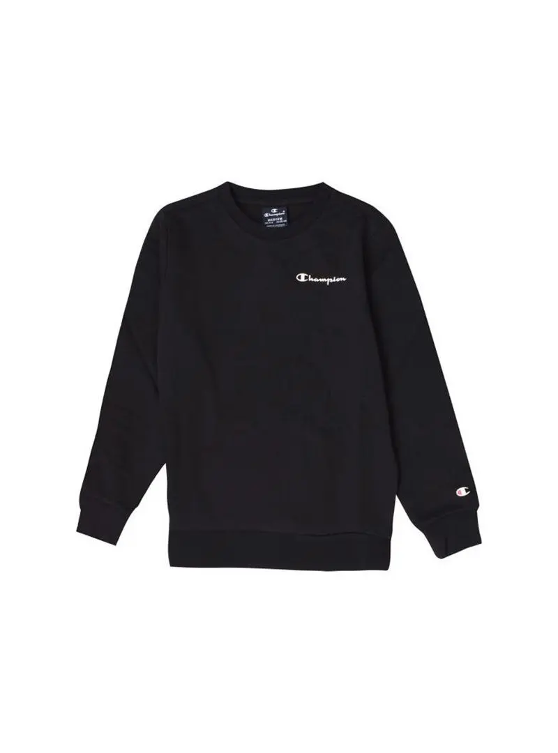 Champion Dziecięca Bluza Crewneck Sweatshirt 306127KK001 Czarny | Sklep Monotox