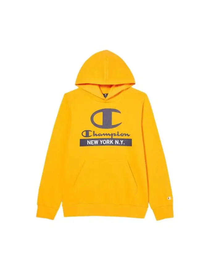 Champion Dziecięca Bluza Hooded Sweatshirt 306169YS113 Pomarańczowy | Sklep Monotox